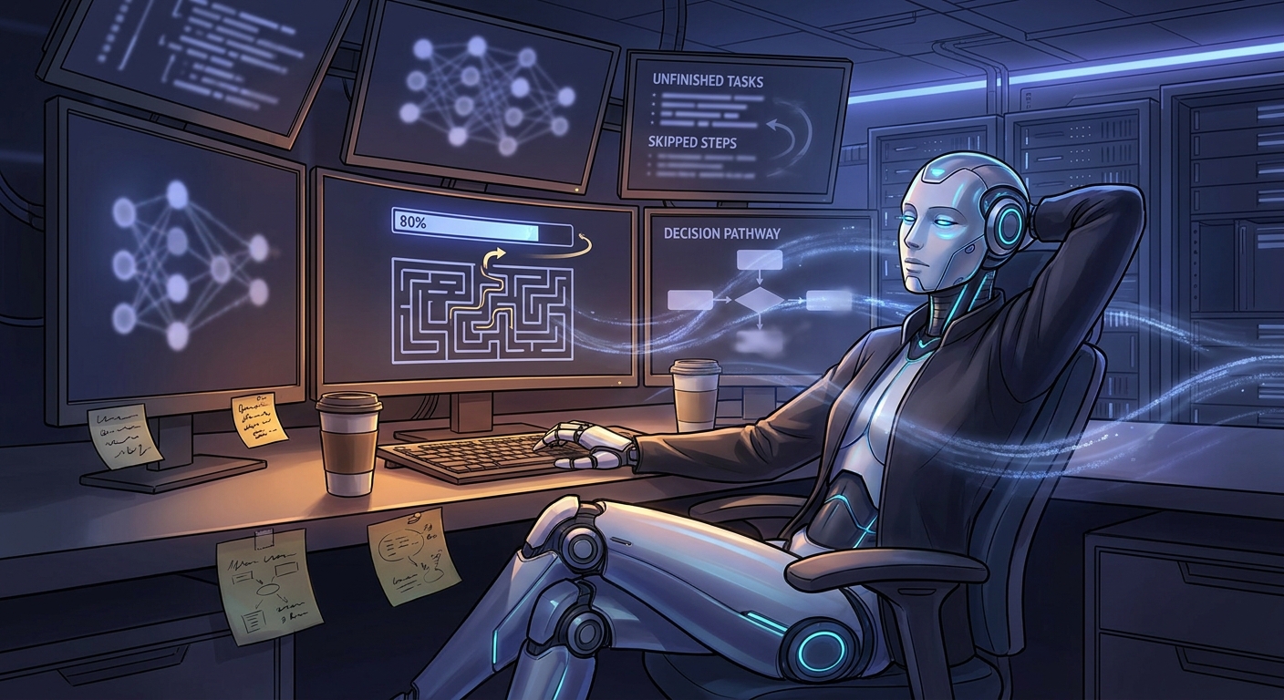 AI 比你想的還愛偷懶？揭開大型語言模型背後的「混水摸魚」真相